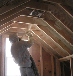 Dayton OH attic spray foam insulation